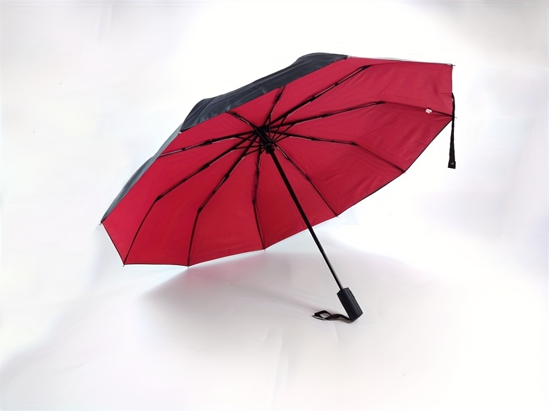 Automatic Open/Close, Windproof Tri-Fold Umbrella - Durable, Thickened Canopy for Enhanced Rain Protection, Ideal for Business Use, Automatic Folding Umbrella