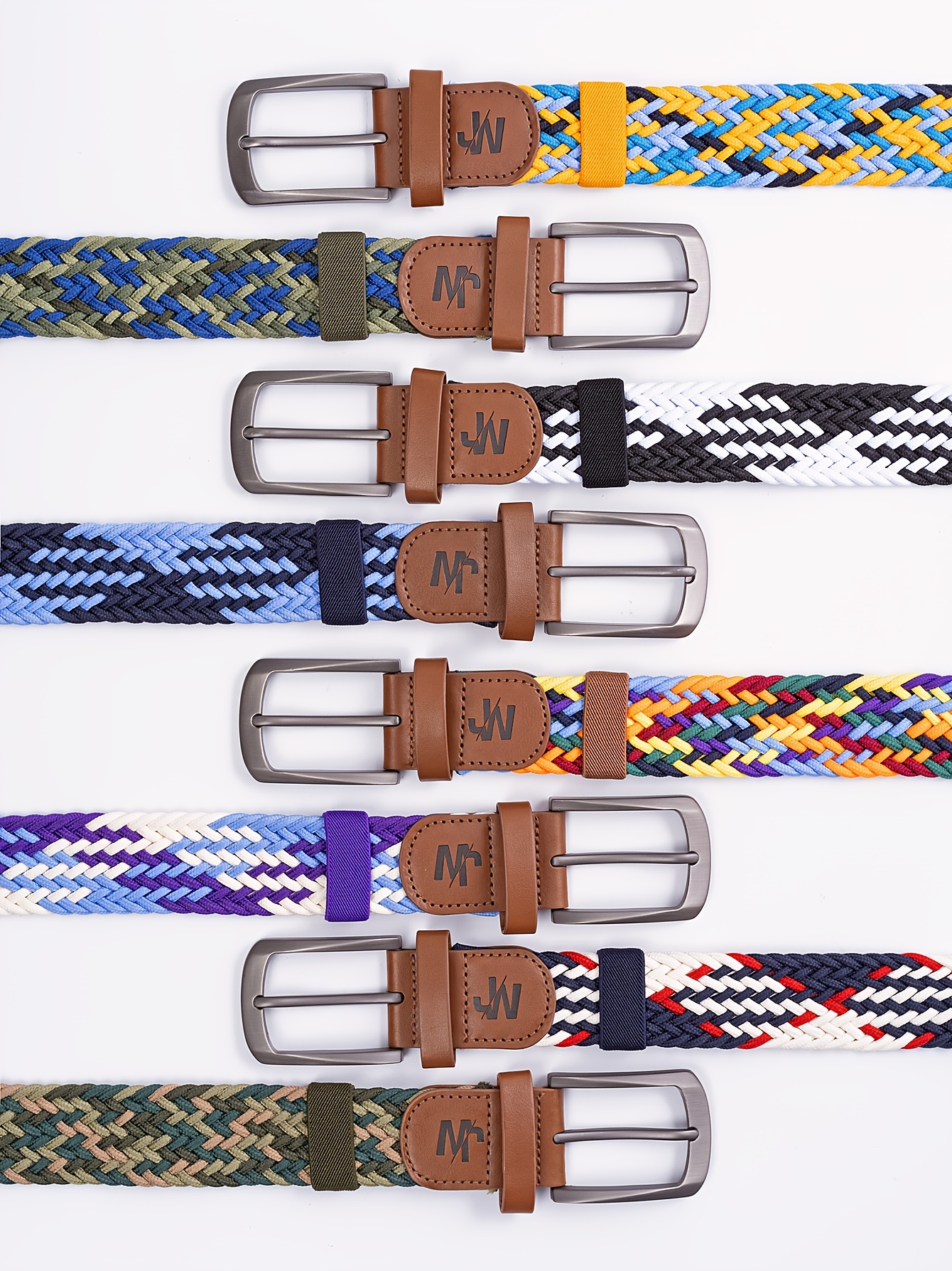 1pc Men'S Woven Belts, a Variety of Patterned Belts, Sports And Leisure Belts, Shorts And Pants Accessories, Men'S And Women'S Accessories.
