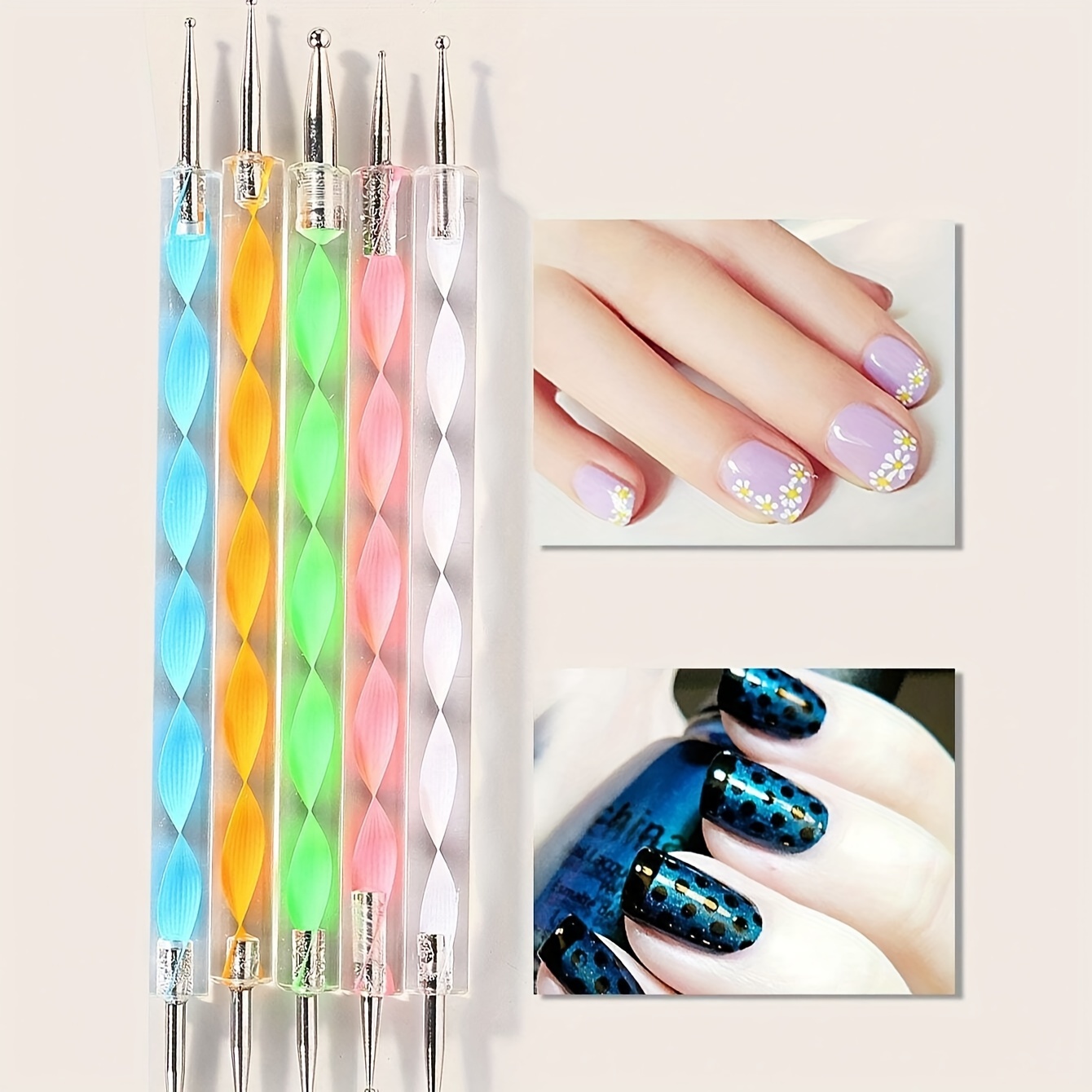15-in-1 Nail Art Tool Set with USB-Powered Nail Lamp, Polisher, Dead Skin Fork, Pusher, and Finger Divider - Hypoallergenic Stainless Steel Kit for Professional Nail Artists, Manicure Set|Stainless Steel Kit|Durable Nail Se