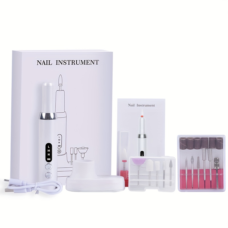 Professional Electric Nail Drill Polishing Machine Dead Skin Removal Art Sanding File Pen Nails Polisher Grinder Manicure Tools