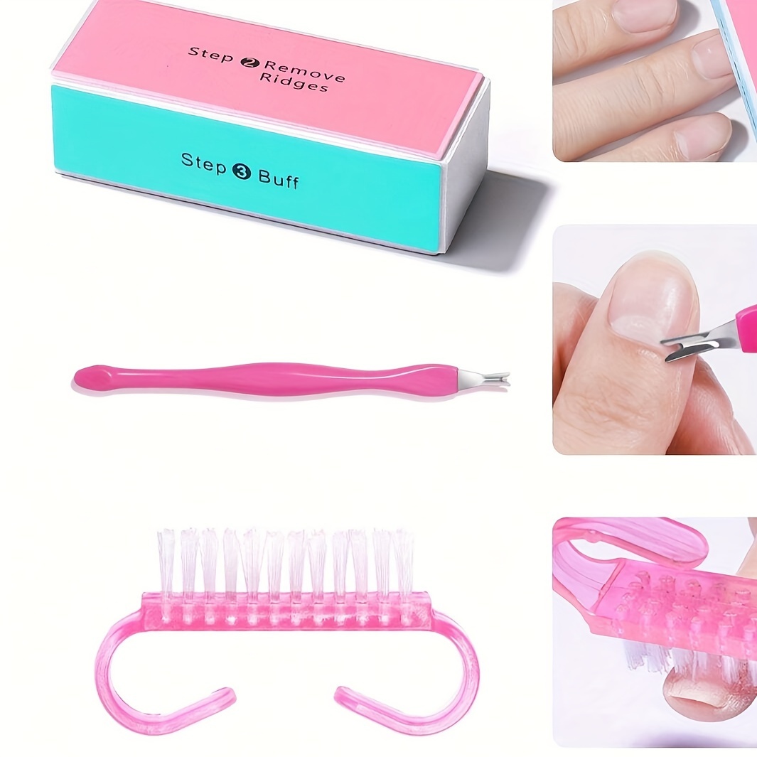 15-in-1 Nail Art Tool Set with USB-Powered Nail Lamp, Polisher, Dead Skin Fork, Pusher, and Finger Divider - Hypoallergenic Stainless Steel Kit for Professional Nail Artists, Manicure Set|Stainless Steel Kit|Durable Nail Se