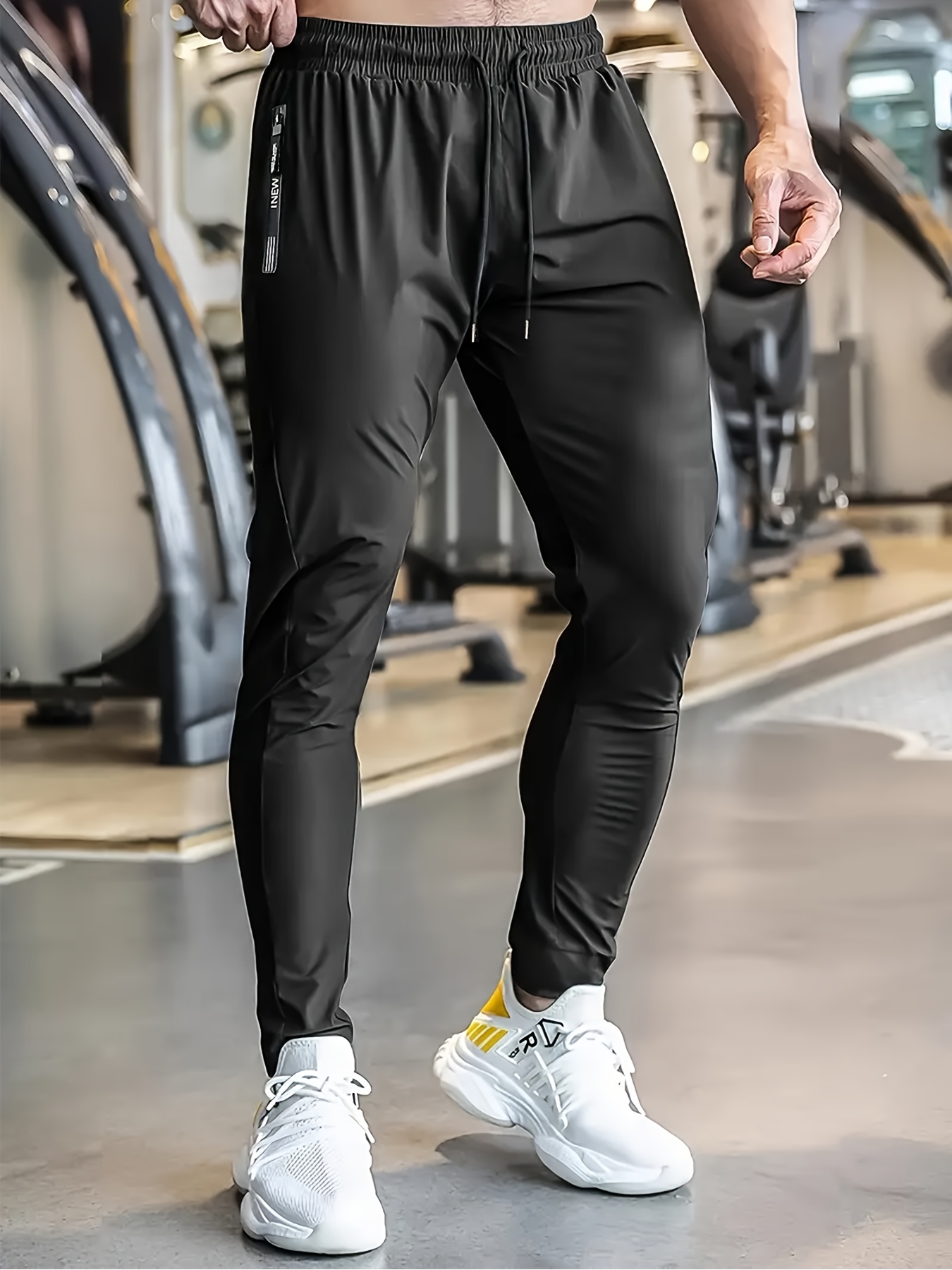 A Set of 5 Pairs of Summer Men'S Casual Long Pants, Breathable And Lightweight with Drawstring, Suitable for Outdoor And Everyday Wear.