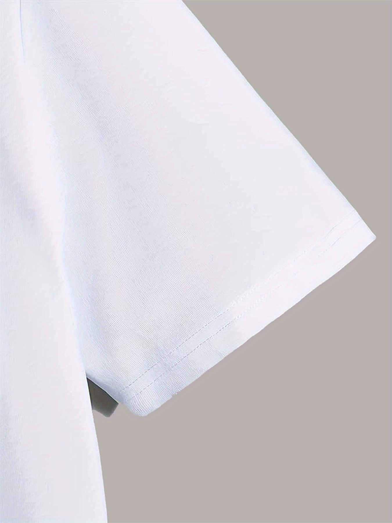 Men's Bohemian Style 100% Cotton T-Shirt | Breathable & Comfortable | Vibrant Geometric Print | Casual Round Neck, Short Sleeve | Summer Outdoor Wear | Unisex White Tee for Men and Women